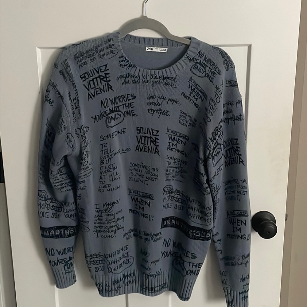 Graphic sweater